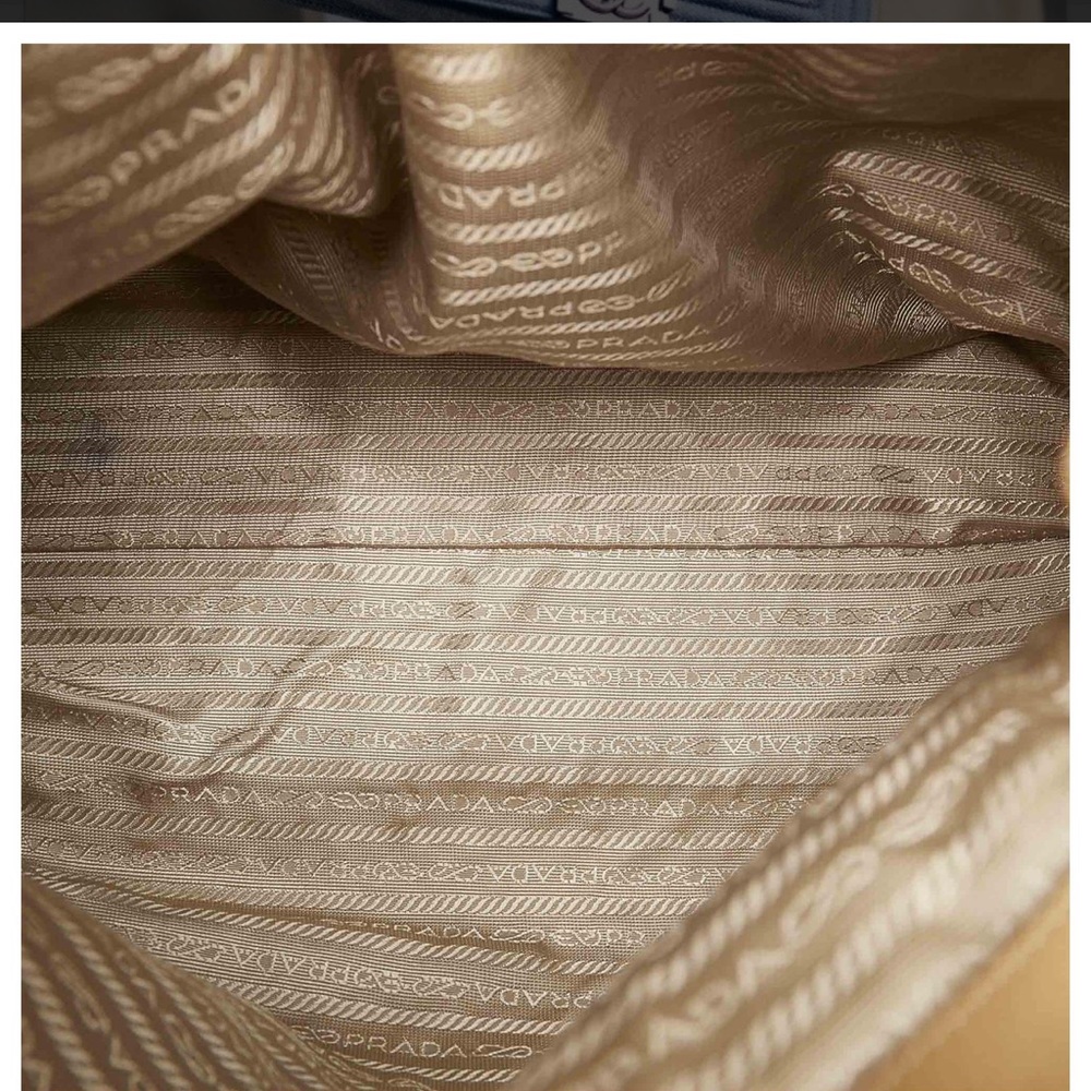 Prada Brown Vitello Daino Tote Bag Beige - Picture 4 of 11